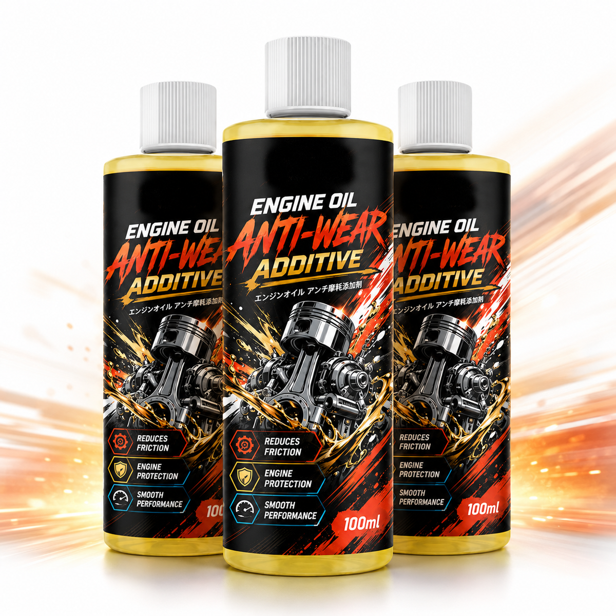🚗⚙️ Anti-Wear Engine Oil Additive | Friction Reduction & Engine Protection 🔥🛡️