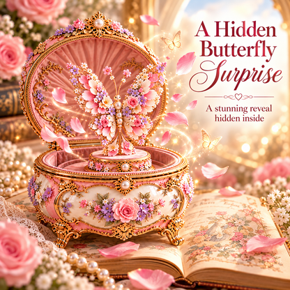 🩰 Floral Ballerina Music Box | Hidden Butterfly Reveal Keepsake