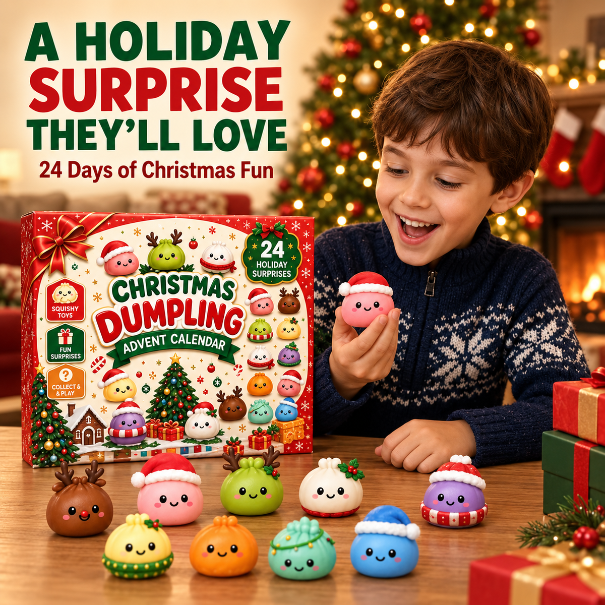 🎄 24 Days of Squishy Surprises Advent Calendar