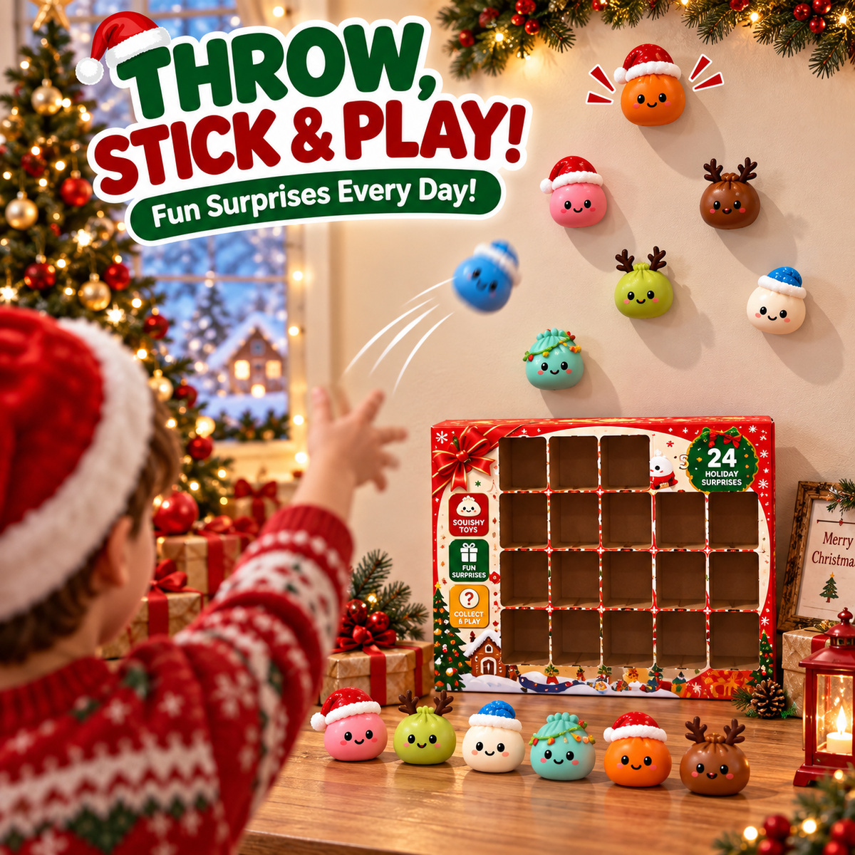 🎄 24 Days of Squishy Surprises Advent Calendar