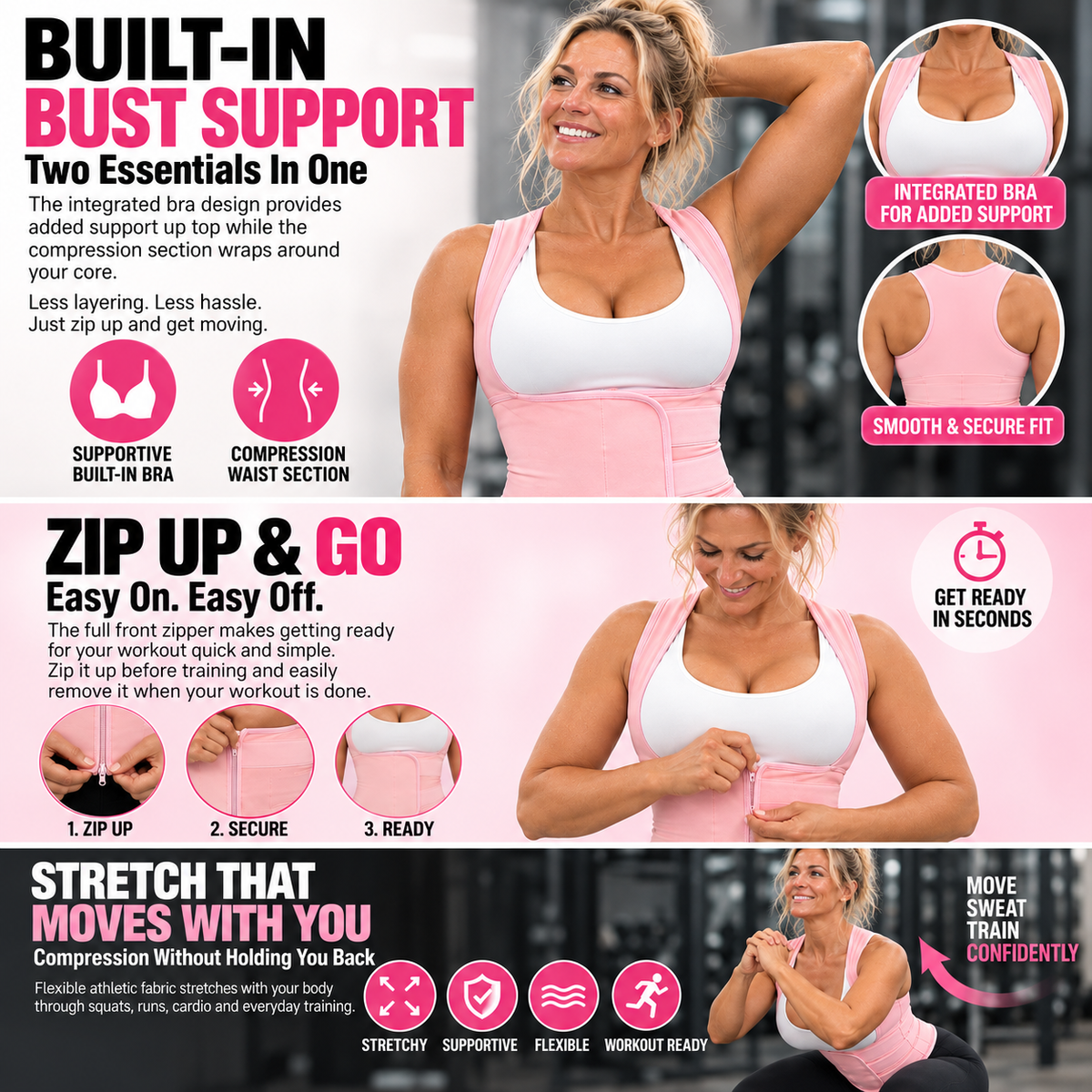 Women's Compression Shapewear Vest