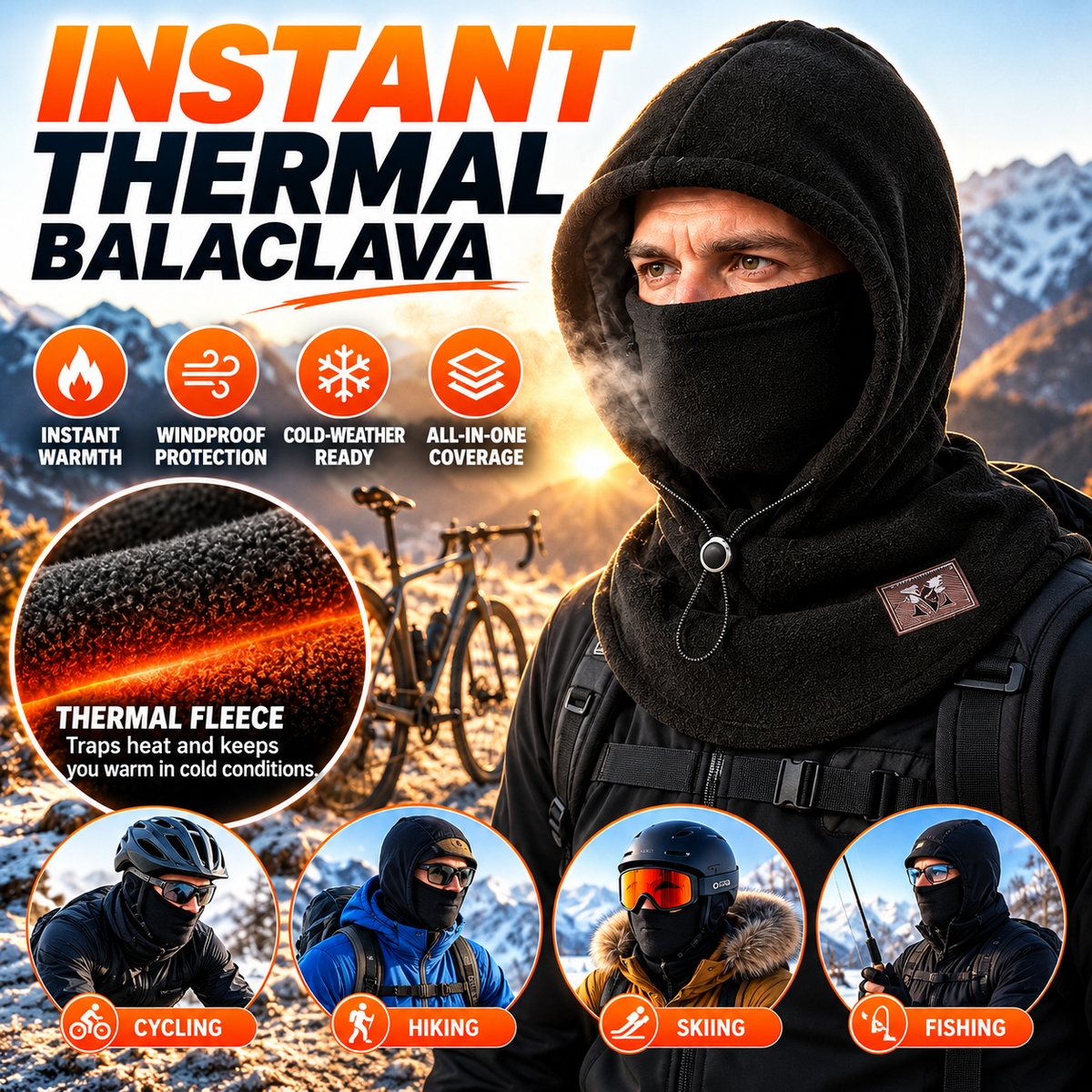 ColdShield™ Thermal Fleece Balaclava