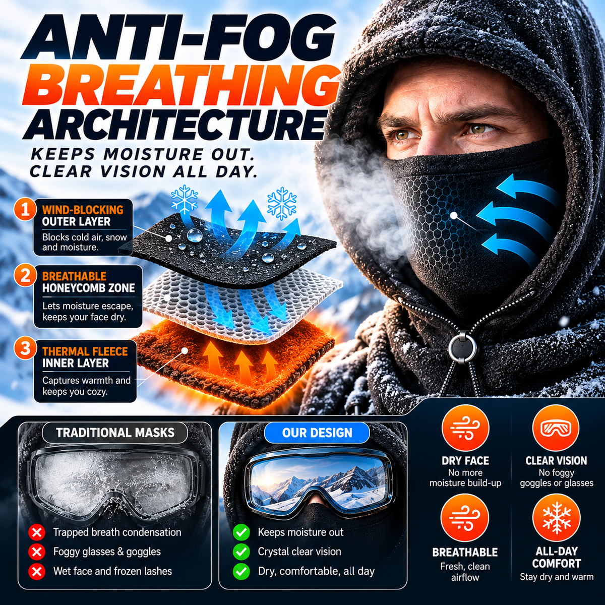 ColdShield™ Thermal Fleece Balaclava