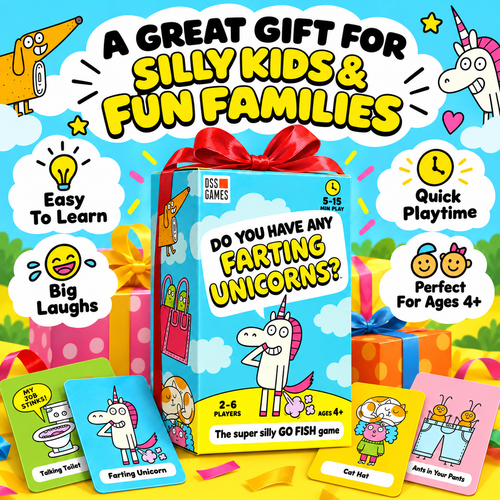 😂 Super Silly Go Fish Card Game for Kids & Family Game Night