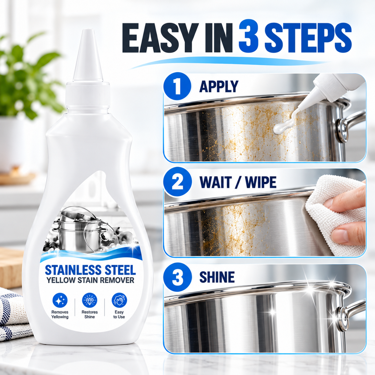 Restore the Original Shine of Your Stainless Steel