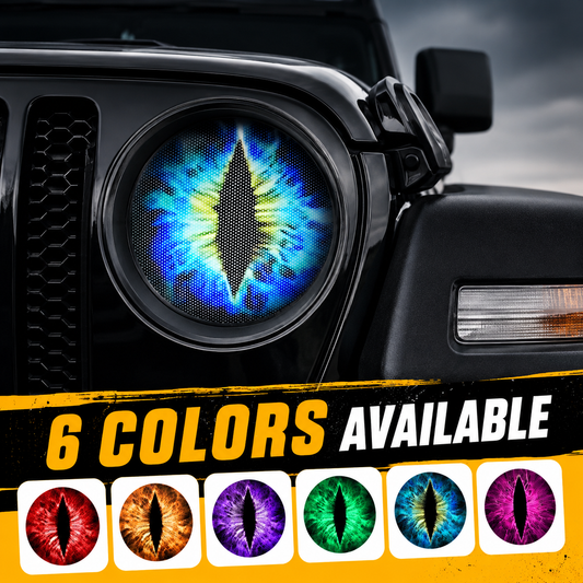 🚘¡AHORRA 50% AHORA!💀 Pegatinas para faros de coche Ojos de Bestia 🚘