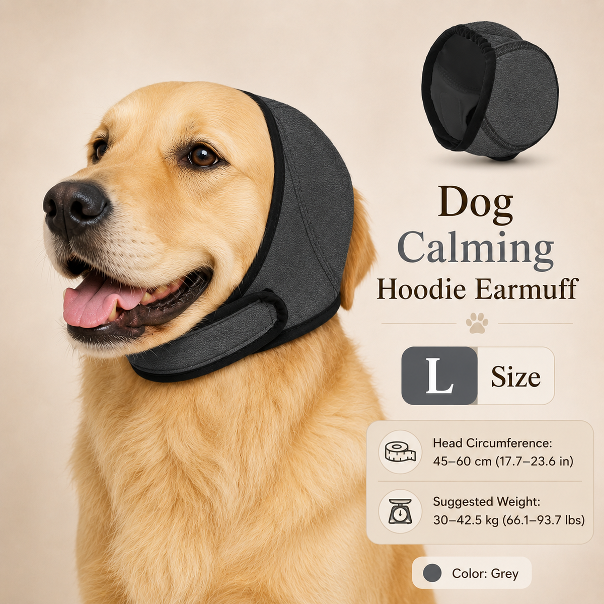 Waterproof Dog Calming Hoodie