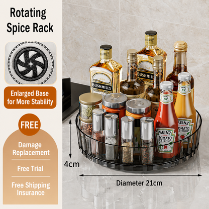 🔥Keep your kitchen neat and organized with effortless 360° rotation.