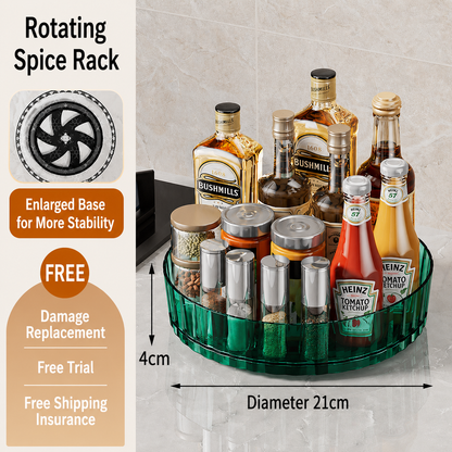 🔥Keep your kitchen neat and organized with effortless 360° rotation.