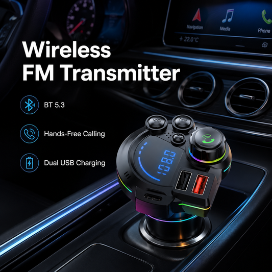 Transmisor FM Bluetooth para coches