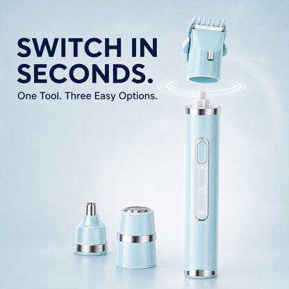 ✨ 3-in-1 Women’s Electric Grooming Trimmer – Trim, Shave & Detail with Ease