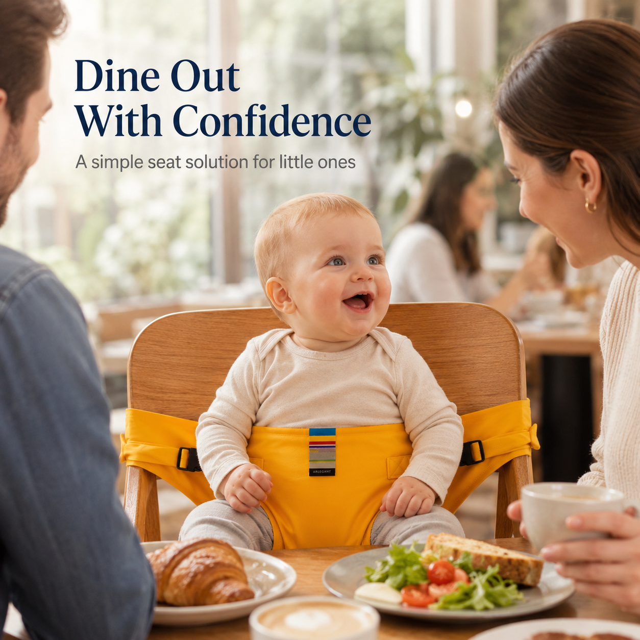 👶 Adjustable Baby Chair Safety Strap🪑Safer Mealtimes Made Easy