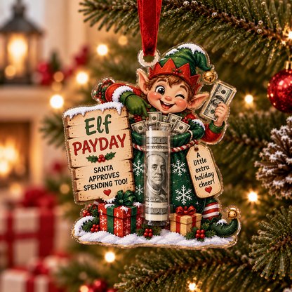 🎄 Christmas Cash Holder Ornament — Because Cash Always Fits!