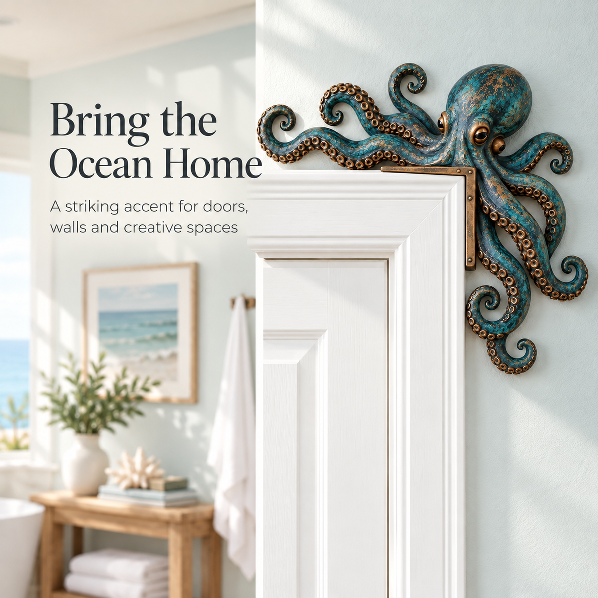 🐙 Octopus Door Topper /Double-sided printing, no distinction between left and right