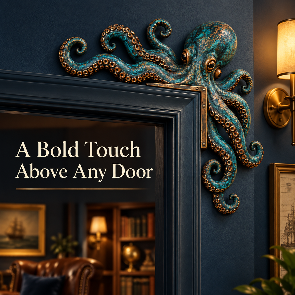 🐙 Octopus Door Topper /Double-sided printing, no distinction between left and right