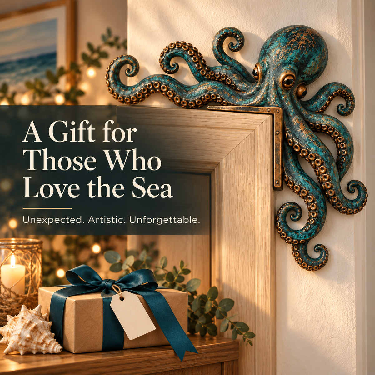 🐙 Octopus Door Topper /Double-sided printing, no distinction between left and right