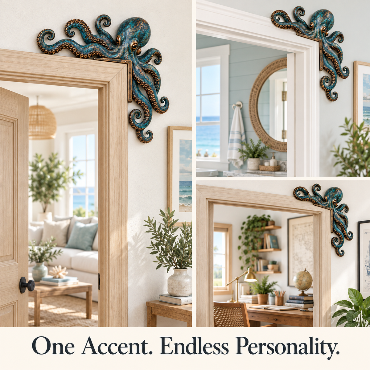 🐙 Octopus Door Topper /Double-sided printing, no distinction between left and right