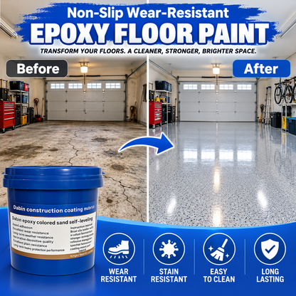 ✨ High-Gloss Self-Leveling Epoxy Floor Coating – Transform Garages, Basements & Workshops