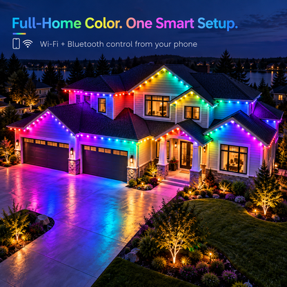 🎅Early Christmas 49% OFF - Smart Rainbow LED Permanent Outdoor Light🎁