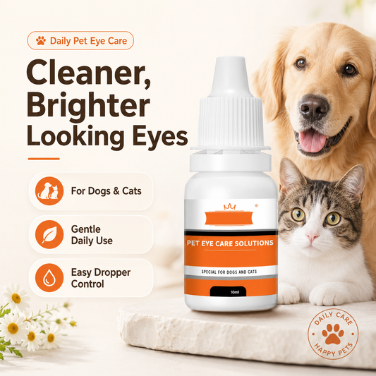 💐50% OFF ! Vet-Recommended Eye Solution – Gentle Formula for Sensitive Breeds 🩺🐕【Limited Offer】