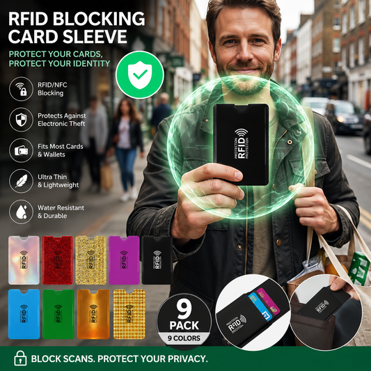 Promoción de la semana pasada 70 % de DESCUENTO - Fundas protectoras para tarjetas RFID