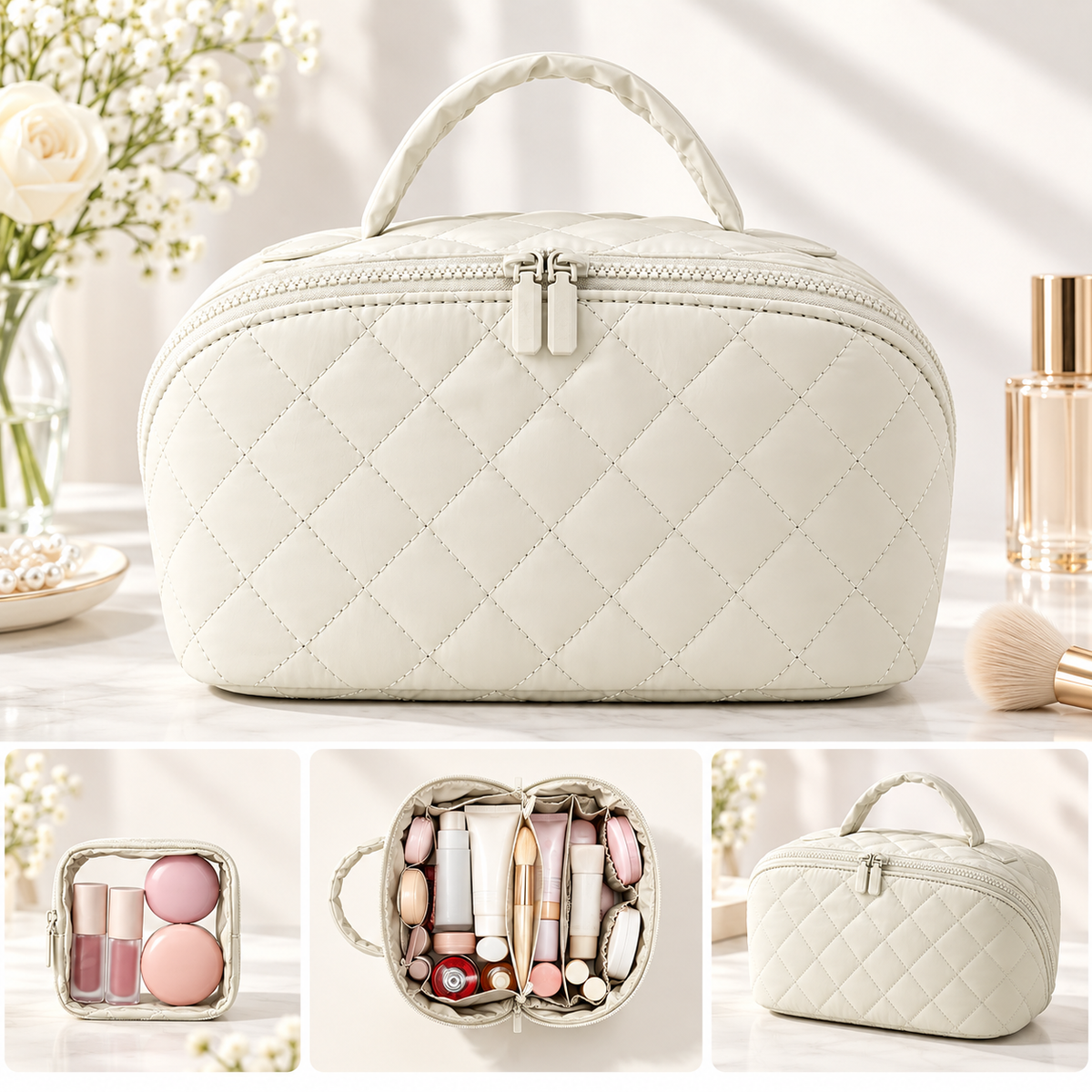 49% OFF This Week Promotions🎉🎉Travel Makeup Bag for Woman-Large Size