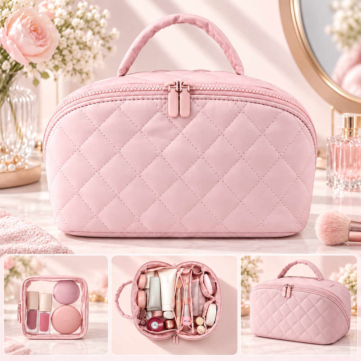 49% OFF This Week Promotions🎉🎉Travel Makeup Bag for Woman-Large Size