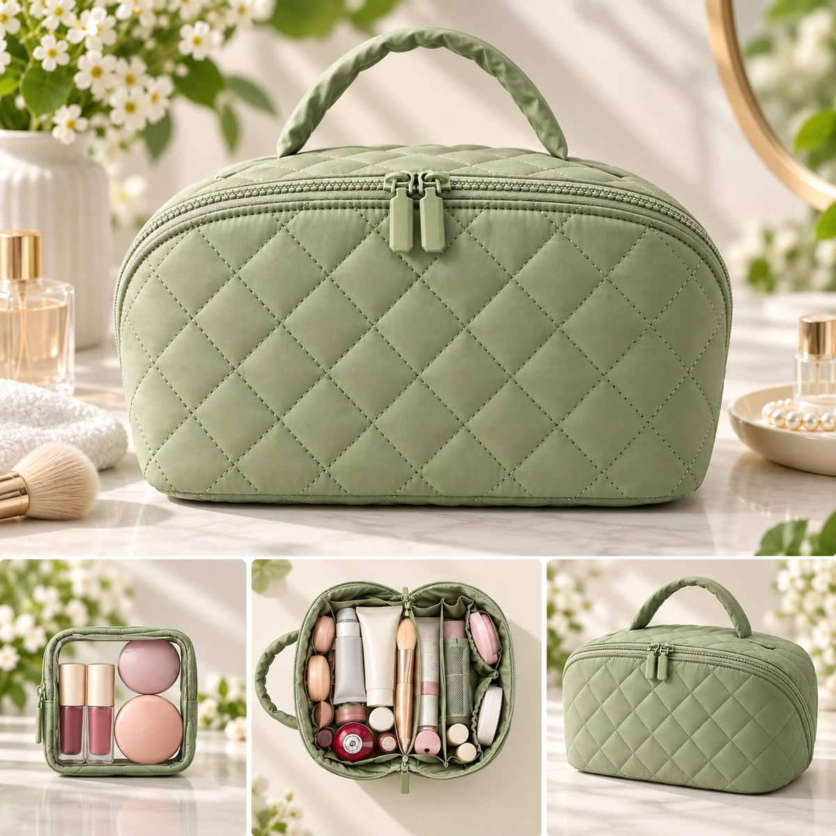 49% OFF This Week Promotions🎉🎉Travel Makeup Bag for Woman-Large Size