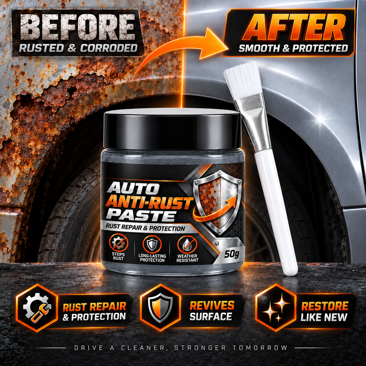🔥Limited Time Promotion 50% OFF🔥Car Metal Rust Repair Paste