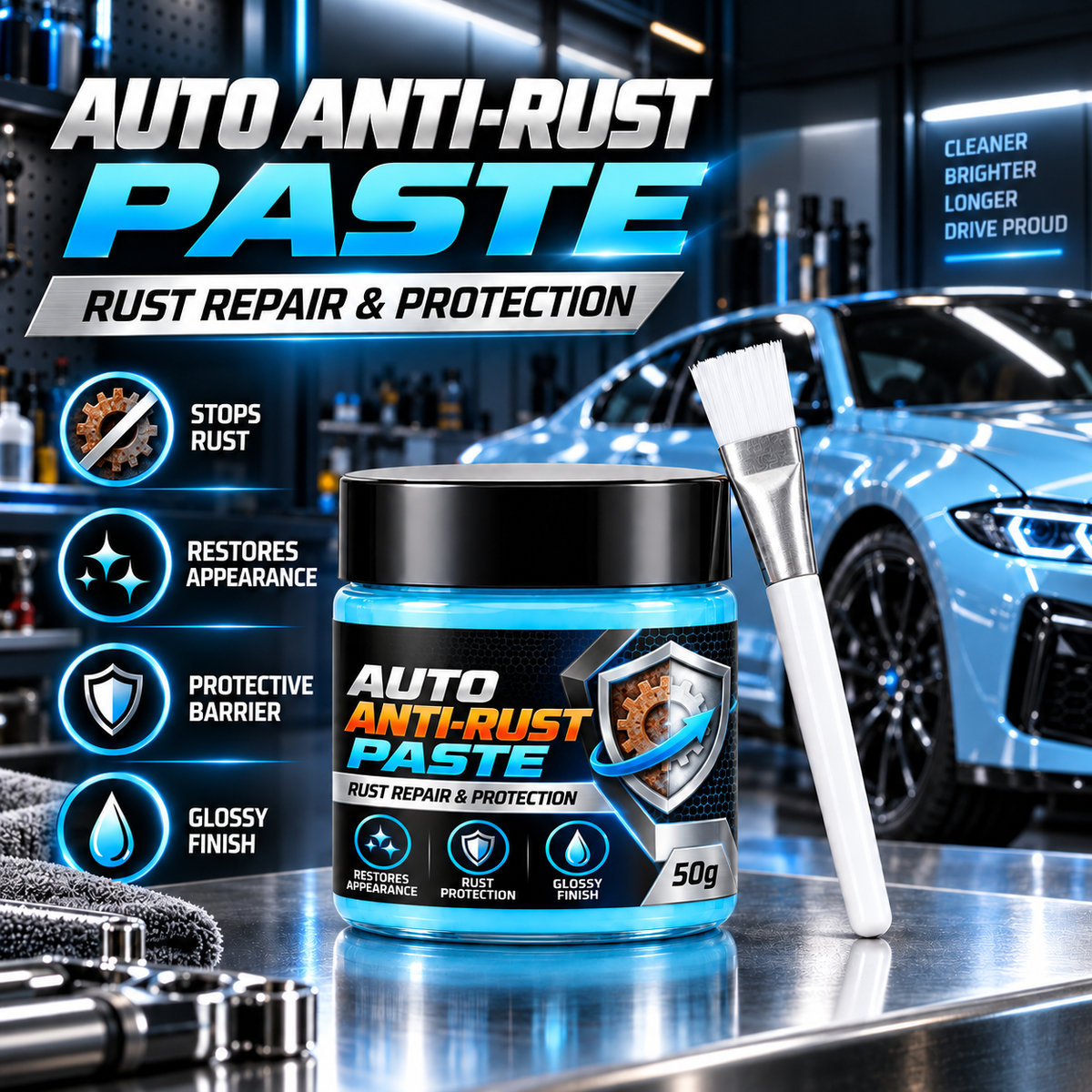 🔥Limited Time Promotion 50% OFF🔥Car Metal Rust Repair Paste