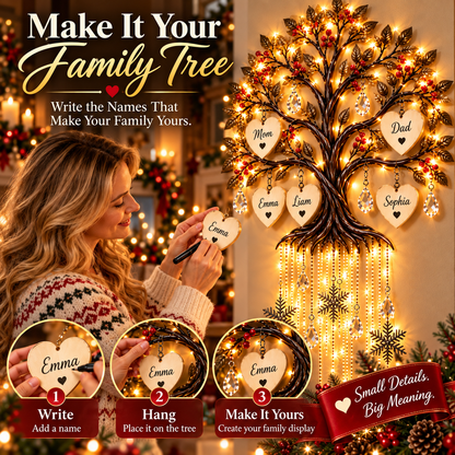Our Family Tree™ Personalized Lighted Wall Decor