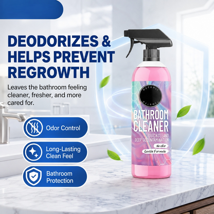 Bathroom Cleaner Powerfully Removes Limescale