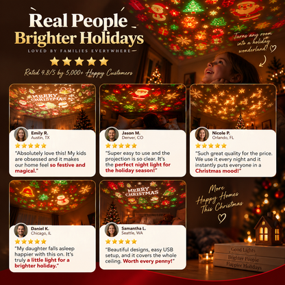 Last Week Offer 50% OFF - Ahlwoprime™ Christmas Projector