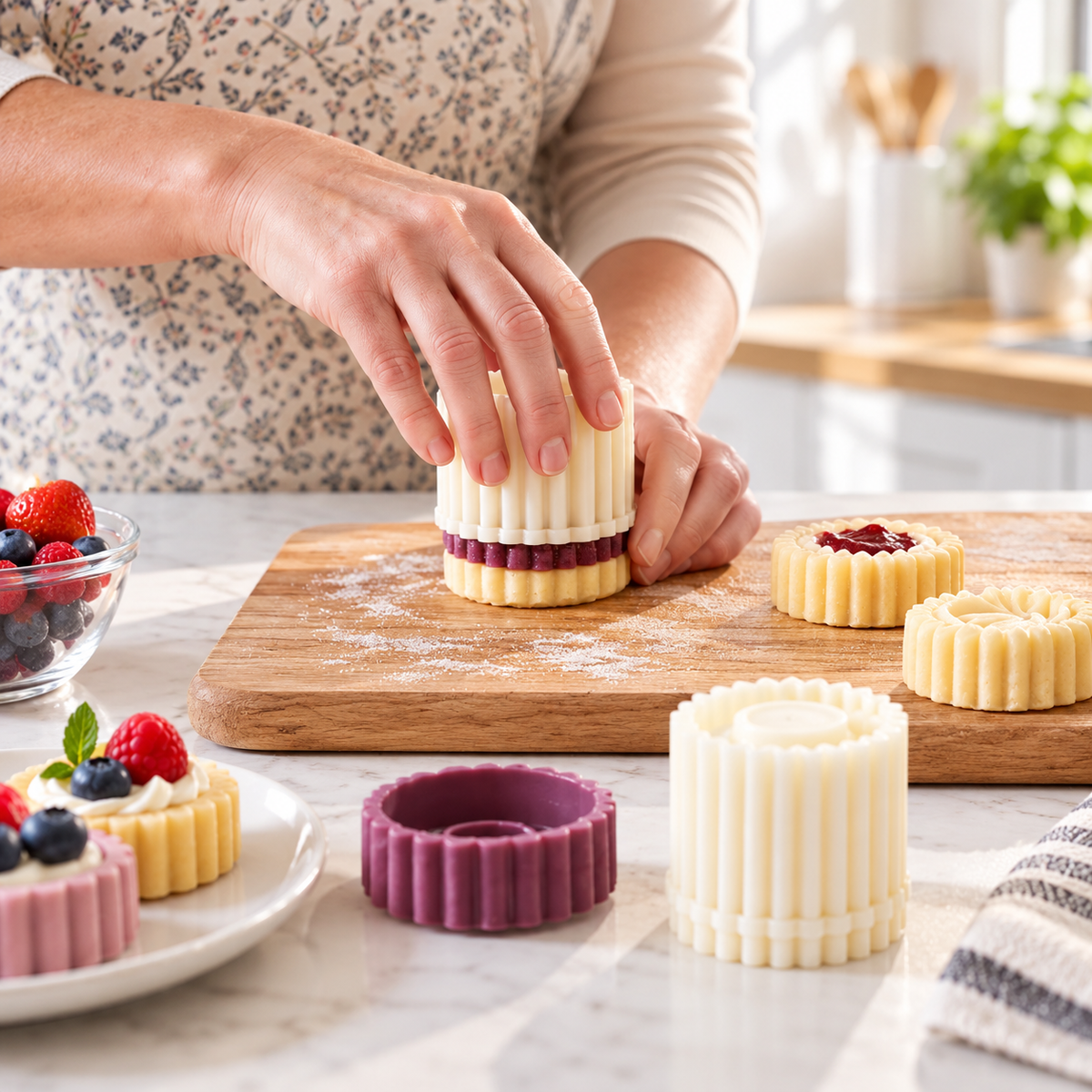 Creative Double-Ended Pastry Mold