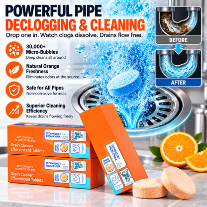 Powerful Pipe Declogging & Cleaning Tablets