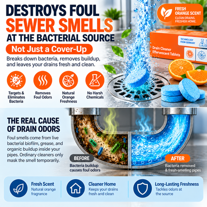 Powerful Pipe Declogging & Cleaning Tablets