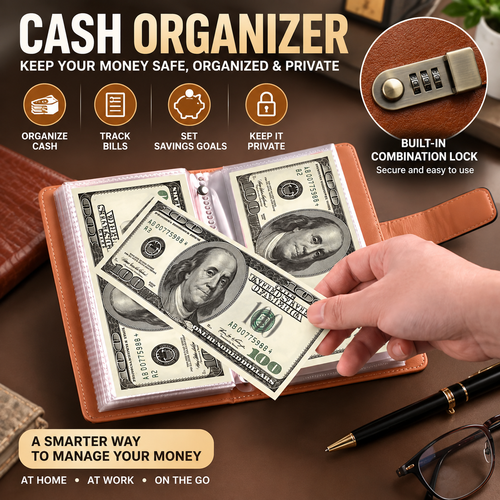 Lockable Savings Notebook