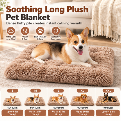 Soft Plush Double Layer Pet Blanket for Dogs and Cats