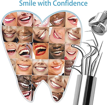 🔥 50% OFF Today! Reusable Stainless Steel Toothpick Set 🦷 Durable & Hygienic