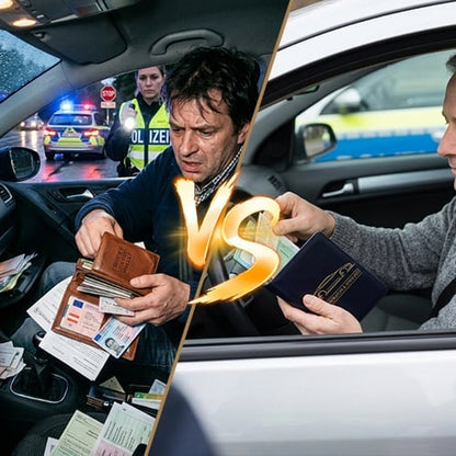 Porta Tarjetas de Registro y Seguro de Coche