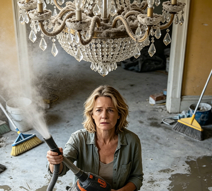 Powerful Stain Removal-Chandelier Cleaner