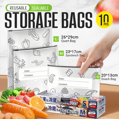 ✨♻️Reusable Aluminum Foil Sealable Storage Bags