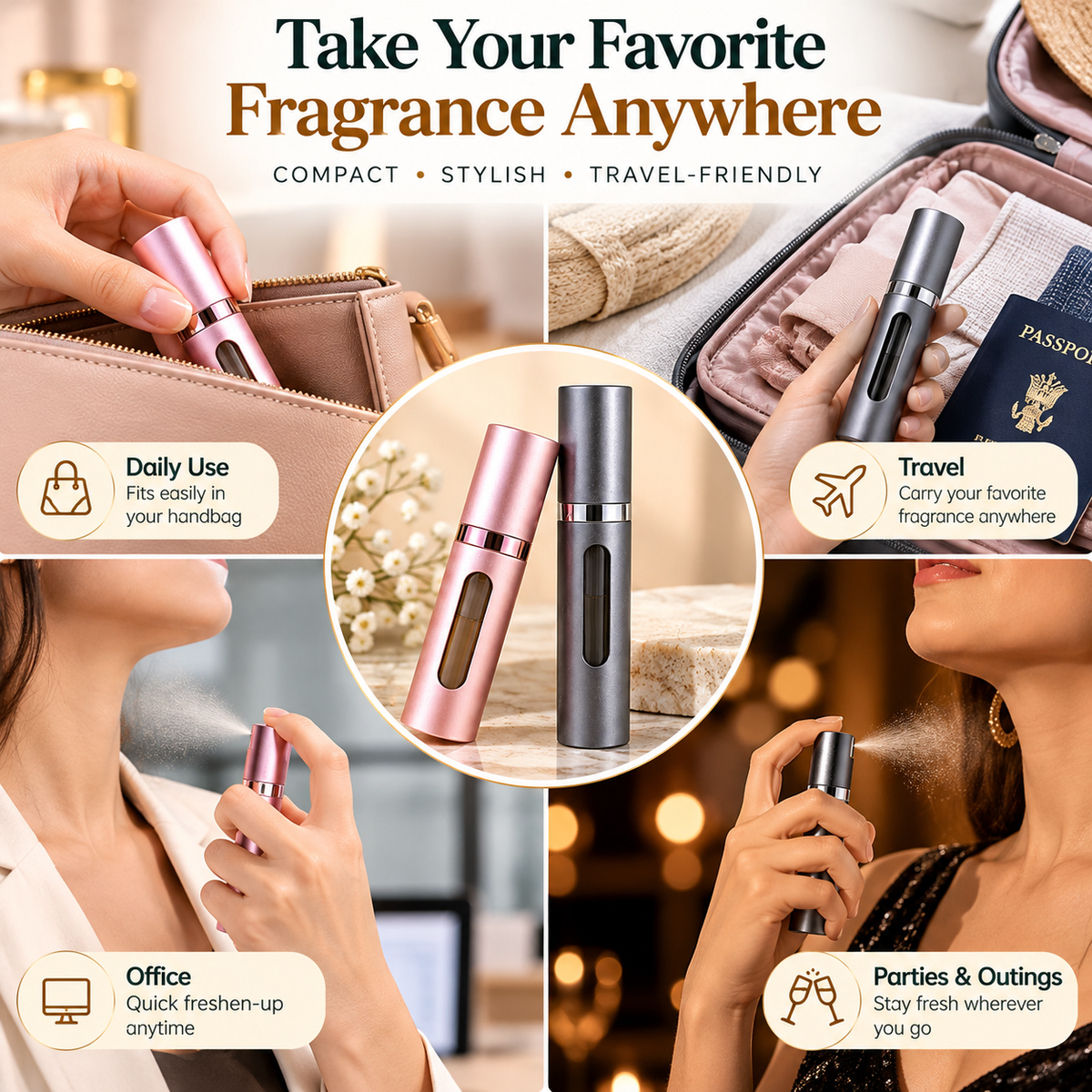 Portable Refillable Perfume