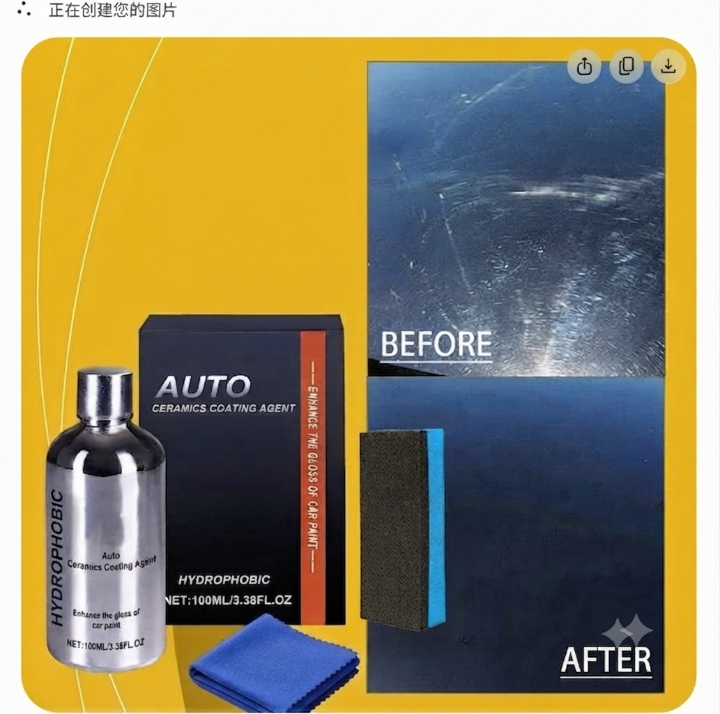 Auto Ceramics Coating Light Ceramic Coating for Cars, Long-Lasting Shine & Protection, Easy to Apply