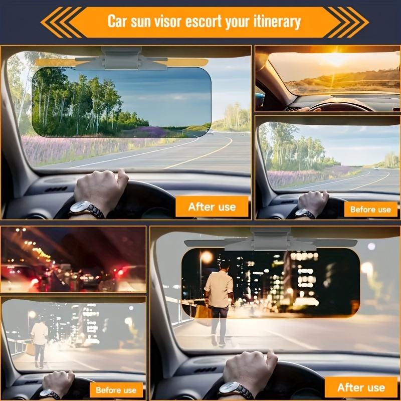 🚗Sun Visor for Car Universal Anti-Glare Polarized Visor Extender