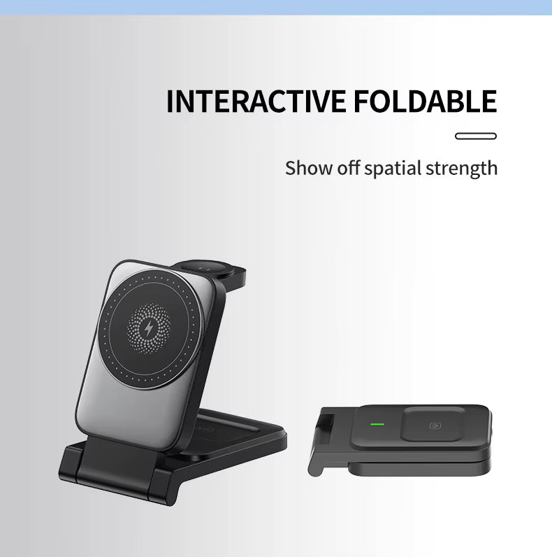 🔥Last day of the limited-time 50% off sale!🔥3-in-1 Foldable Magnetic Wireless Charger