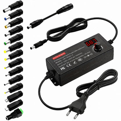 Adjustable 3V-24V 3A Universal AC/DC Power Adapter