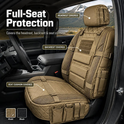 💥Limited Time-50% OFF🚙 Durable Tactical Truck Seat Cover✨ Storage, Protection & All-Day Comfort