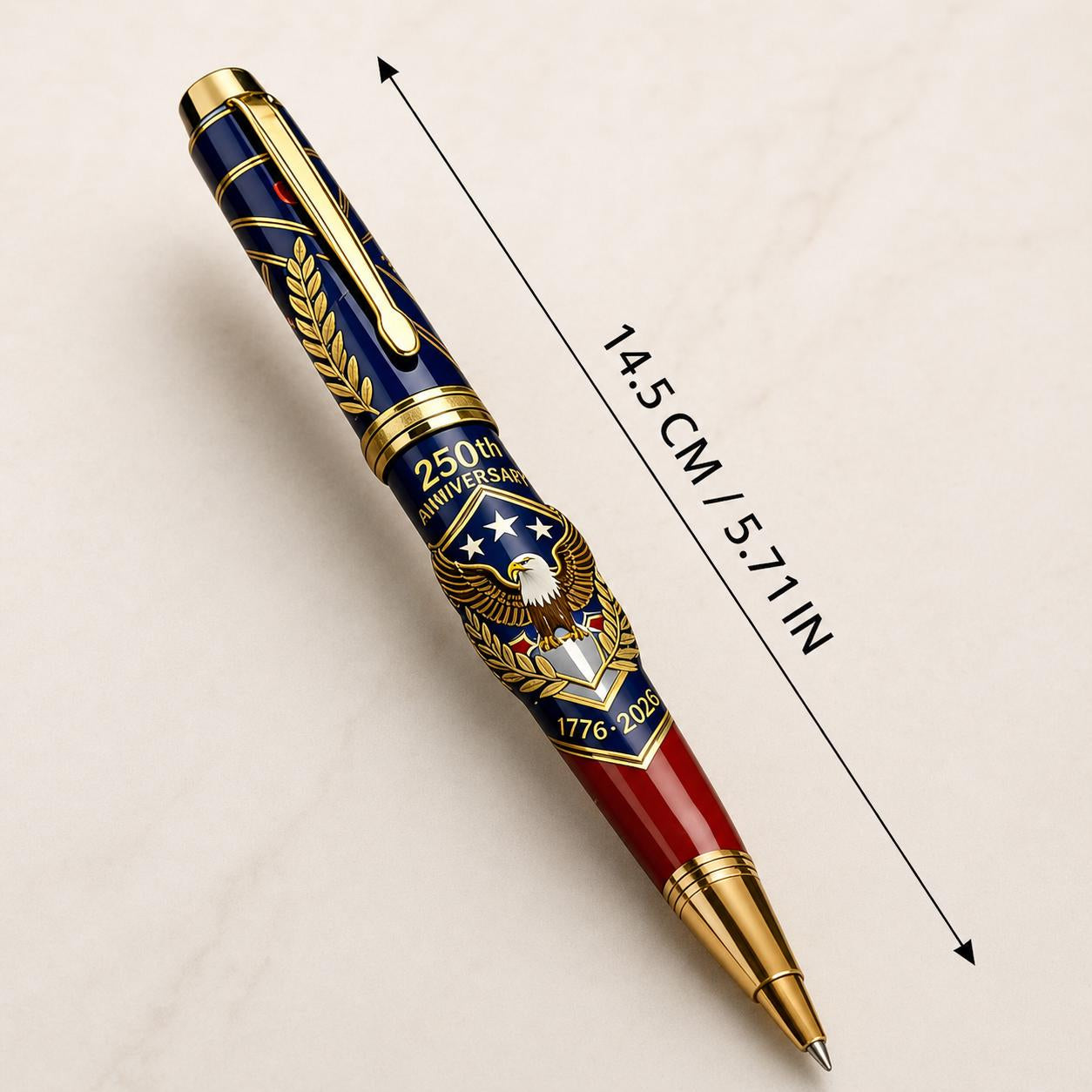 🎁 Cuaderno y bolígrafo del 250.º aniversario de EE. UU., 1776-2026, regalo patriótico