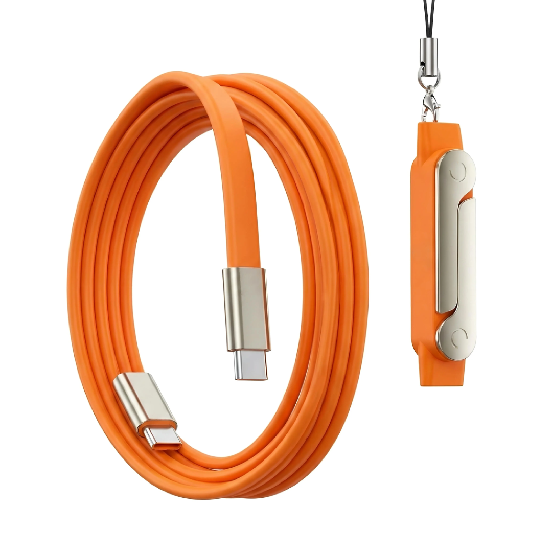 Cable de carga rápida tipo C con soporte desmontable